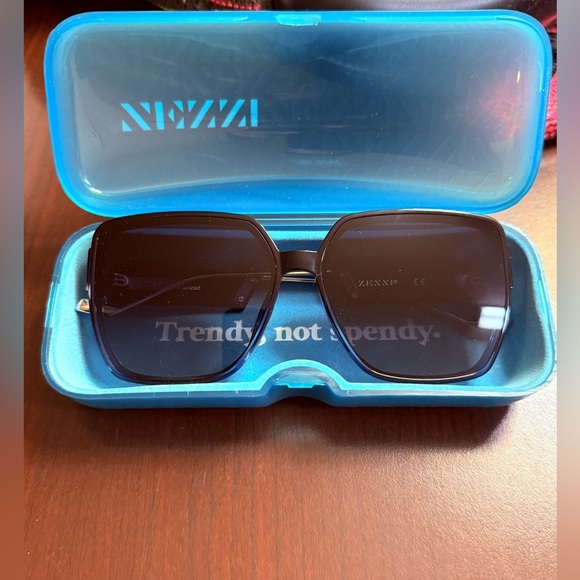 Accessories - Zenni Black Square Sunglasses